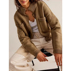 Button-Up Knit Cardigan