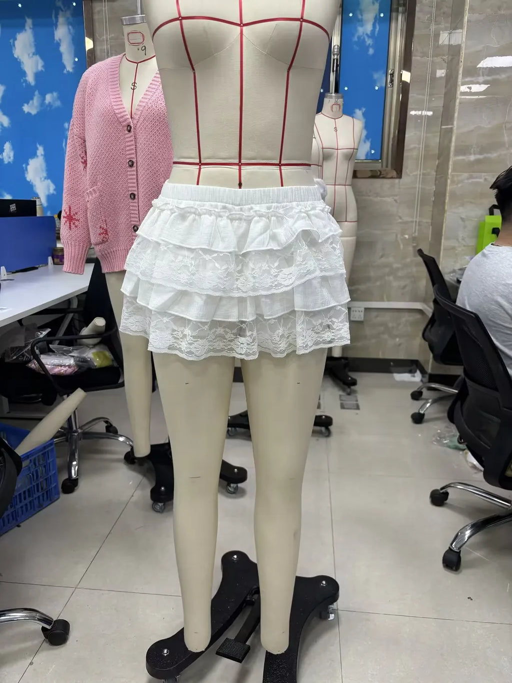 Layered Lace Skort