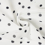 Polka Dot Ruffled Maxi Skirt