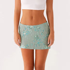 Sequin Sparkle Mini Skirt